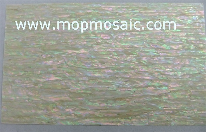 Abalone shell veneer