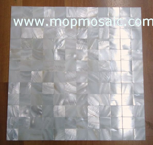 White shell mosaic,seamless mother of pearl mosaic