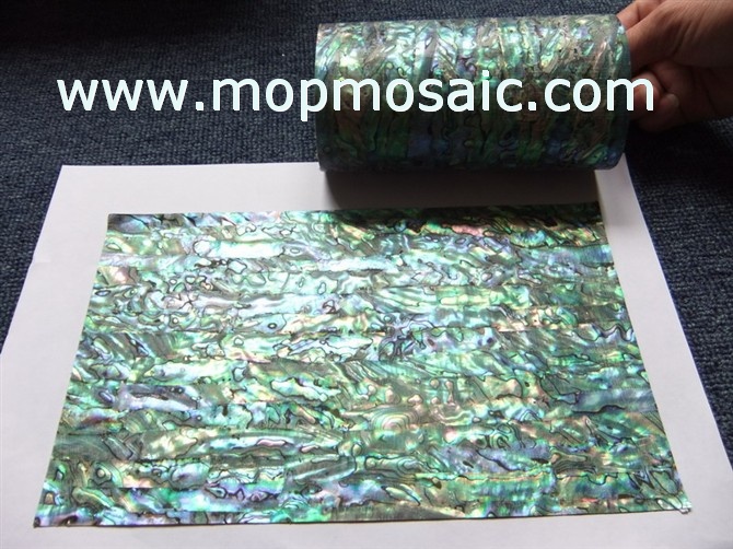 Flexible abalone shell paper,paua shell veneer,guitar sticker