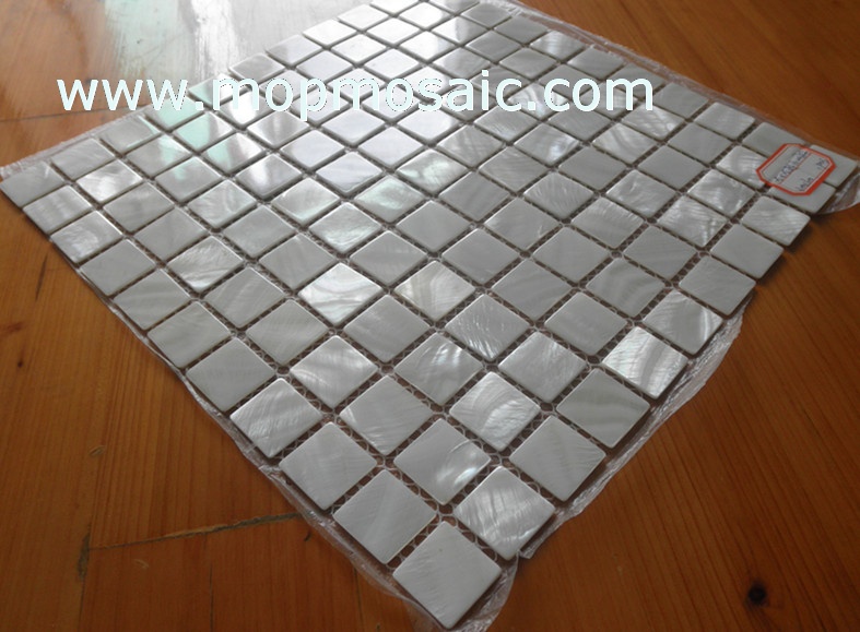 Super pure white mother of pearl shell mosaic