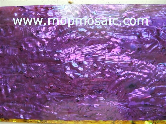 Dyed mangeta abalone shell paper