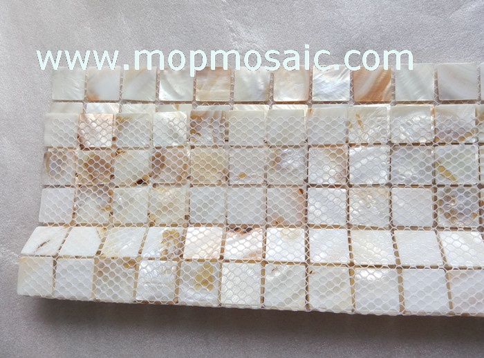 20x20mm natural freshwater shell mosaic