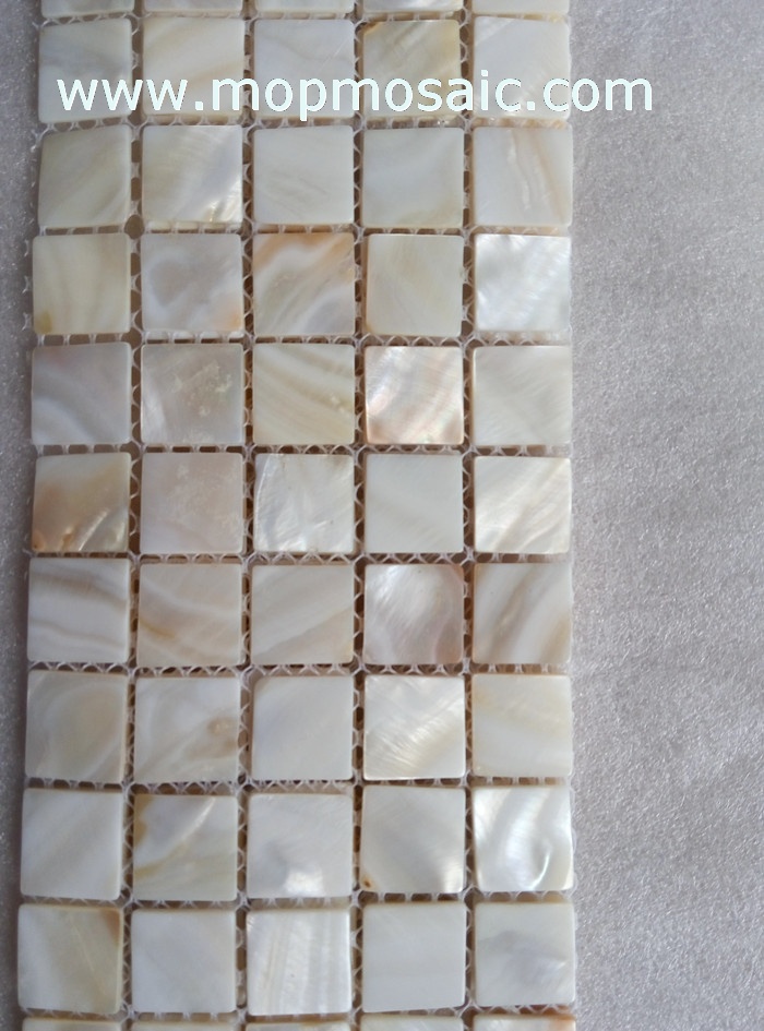 20x20mm natural freshwater shell mosaic