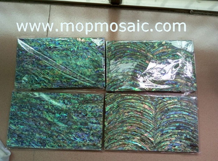 0.5mm thickness wave style blue ablone shell sticker for luthier inlay